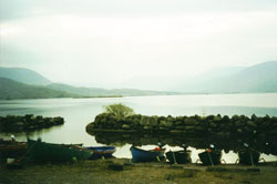 fly fishing at lough currane with Tom O'Shea