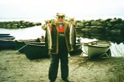 fly fishing at lough currane with Tom O'Shea