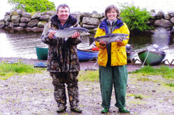 fly fishing at lough currane with Tom O'Shea