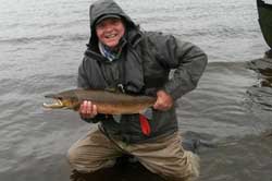 fly fishing at lough currane with Tom O'Shea