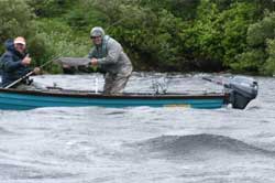 fly fishing at lough currane with Tom O'Shea